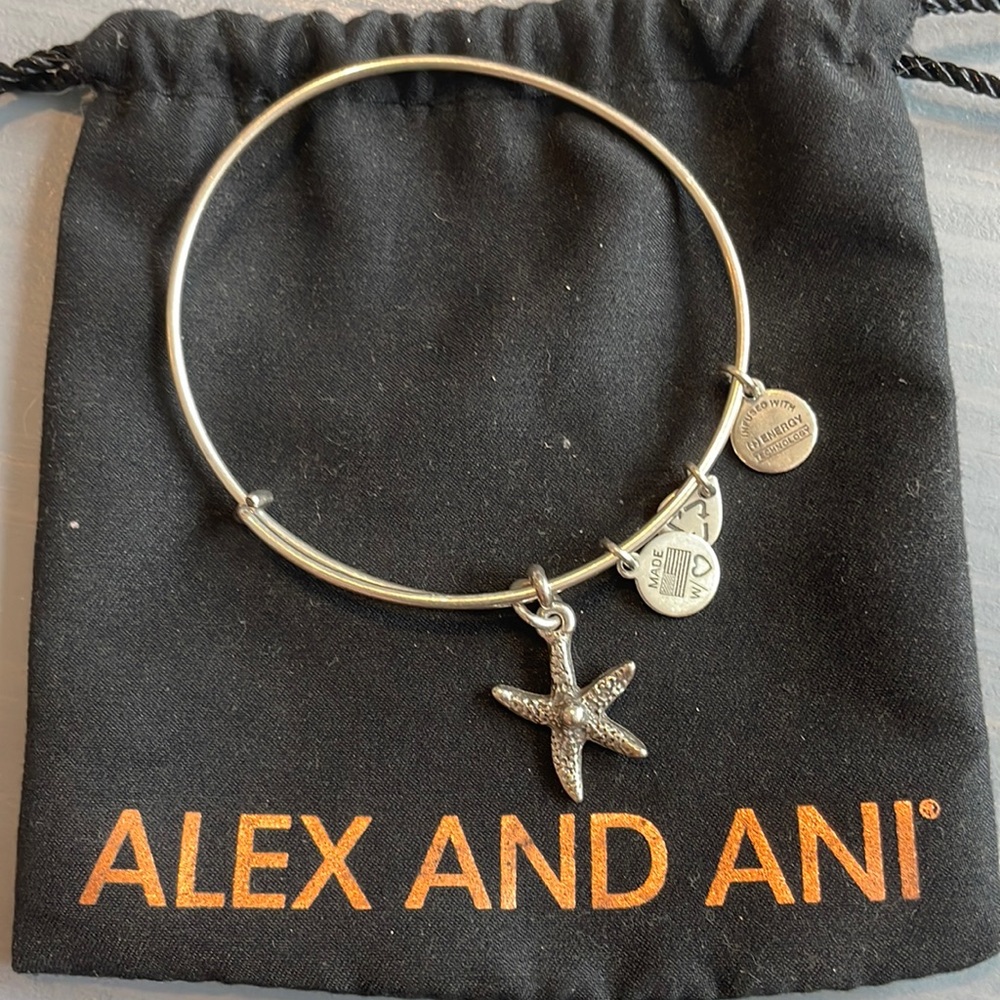 Starfish Alex and Ani Bangle Bracelet